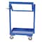 Vestil Multi-Tier Cart, 2 Shelf, 200 lb., Steel, 200 lb Load Capacity, 2 Shelves, 19.0625" W TSCT-2 - alternate 3